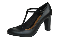 Women Courts High Heel SM-89 Black Nappa